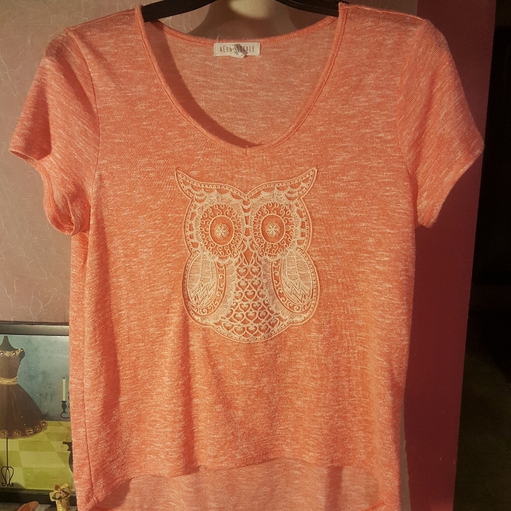 Aeropostale Owl Lovers Top Owls